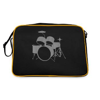 Percussion - Retro Bag - black/gold - Back