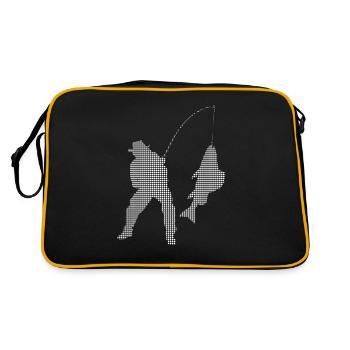 Angling - Retro Bag - black/gold - Back