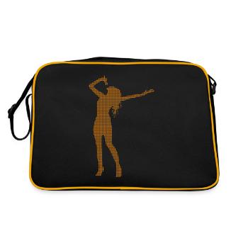 Sing - Retro Bag - black/gold - Back