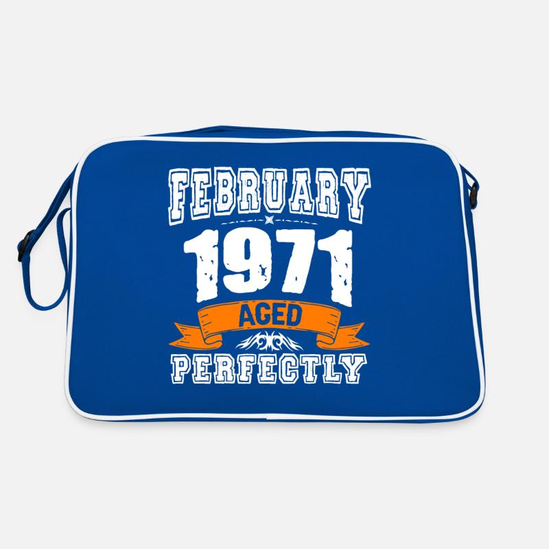 Cadeau d'anniversaire vintage de janvier 1971 Sac Retro