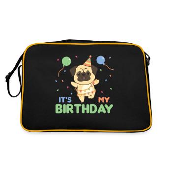 Carlin pour les enfants d’anniversaire c’est mon anniversaire - Sac Retro - noir/or - Dos