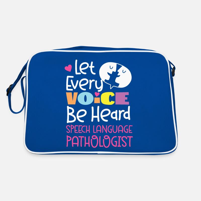 Speech Therapist Therapy Assistant Retro Tasche