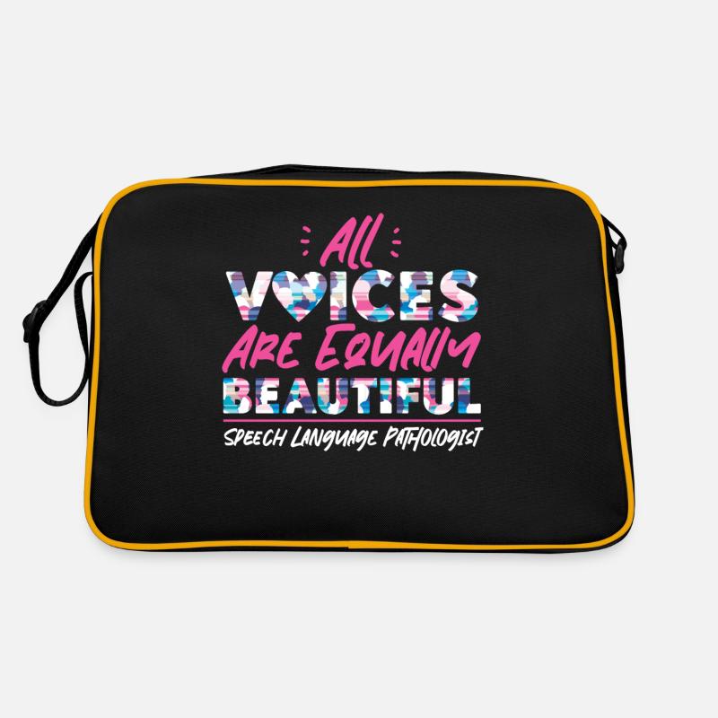 Speech Therapist Therapy Assistant Retro Bag
