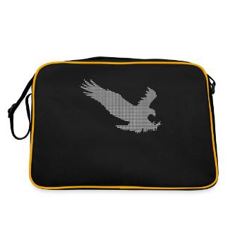 Eagle - Retro Bag - black/gold - Back