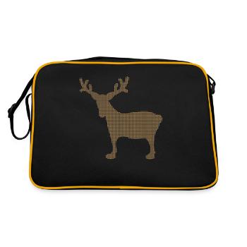 Elk - Retro Bag - black/gold - Back