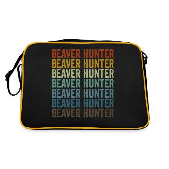 Beaver hunters Beaver hunters Beaver hunters - Retro Bag - black/gold - Back