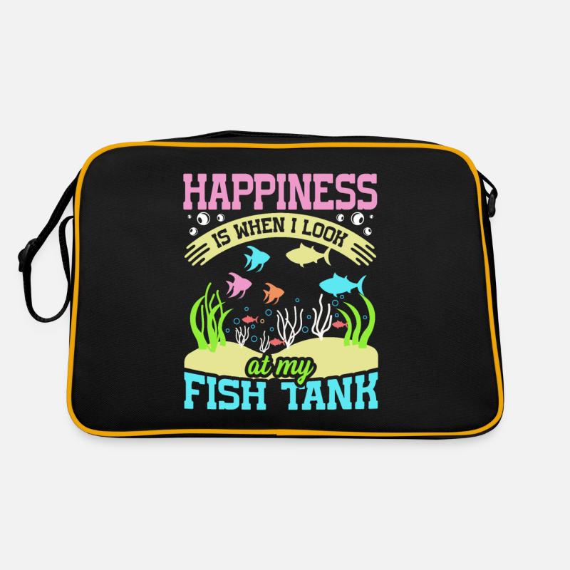 Le bonheur, c’est quand je regarde mon aquarium Sac Retro