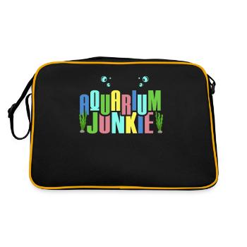Drôle d’aquarium Aquarium Junkie - Sac Retro - noir/or - Dos