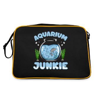 Drôle d’aquarium Aquarium Junkie - Sac Retro - noir/or - Dos