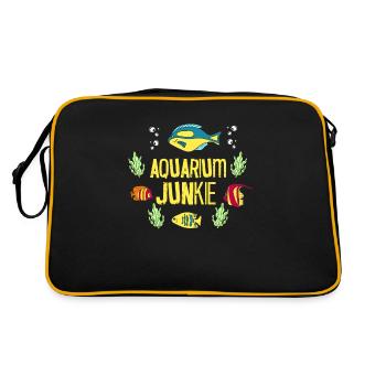 Drôle d’aquarium Aquarium Junkie - Sac Retro - noir/or - Dos
