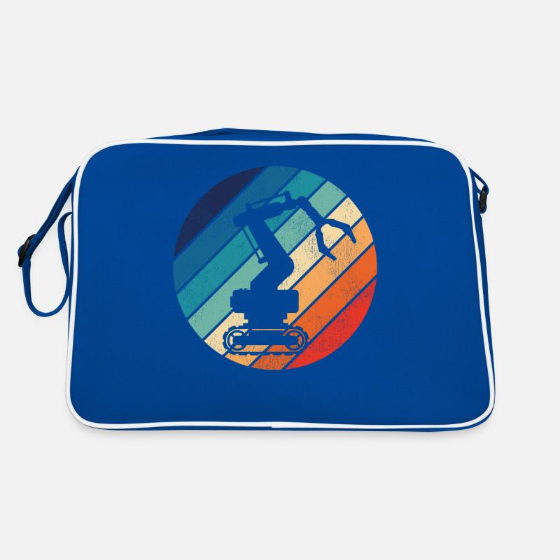 Robot Robotics Engineer Retro Retro Tasche