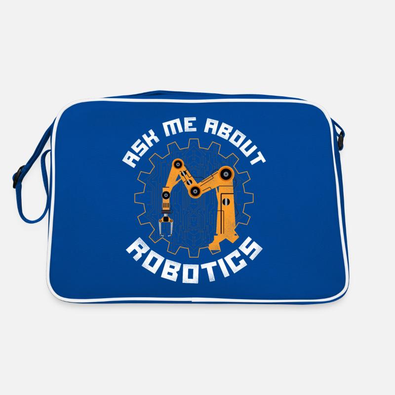 Robot Robotics Engineer Vintage Retro Tasche