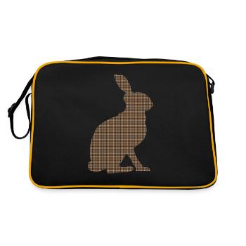 Hare - Retro Bag - black/gold - Back