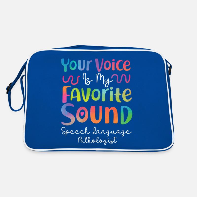 Speech Therapist Therapy Assistant Retro Tasche