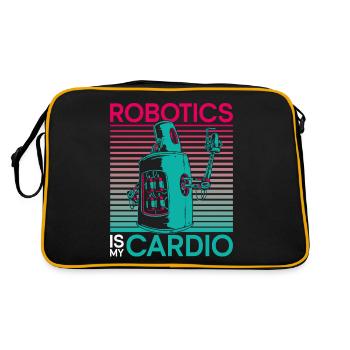 Robot Robotique Ingénieur Robotique Robotique - Sac Retro - noir/or - Dos
