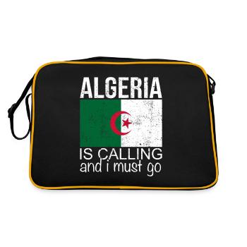 Algérie Slogan - Sac Retro - noir/or - Dos