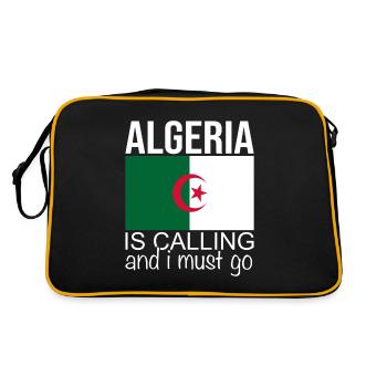 Algérie Slogan - Sac Retro - noir/or - Dos