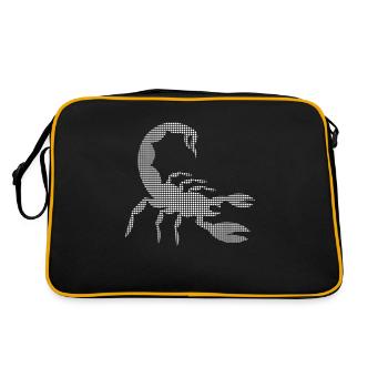 Scorpion - Retro Bag - black/gold - Back