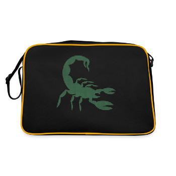 Scorpion - Retro Bag - black/gold - Back