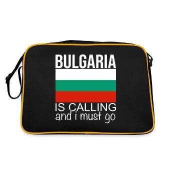 Bulgaria - Retro Bag - black/gold - Back