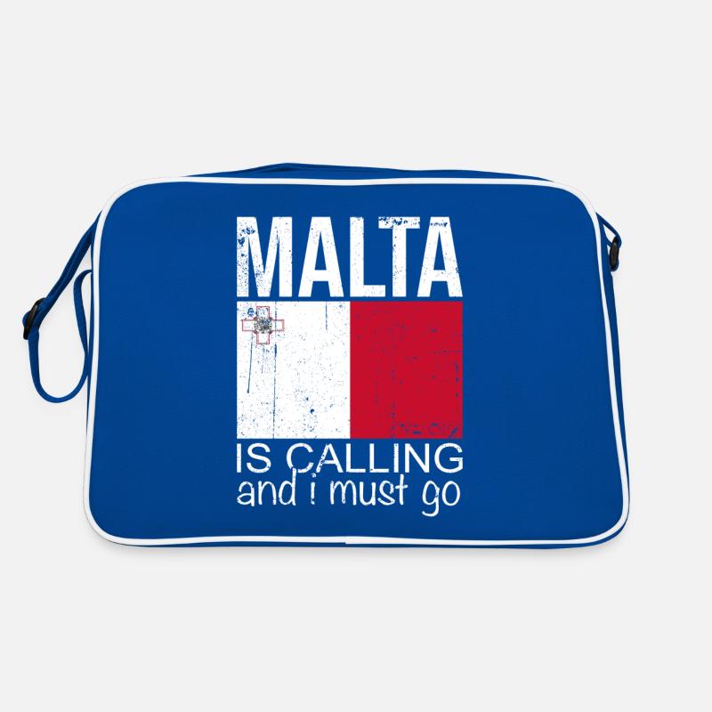 Malta Spruch Retro Tasche