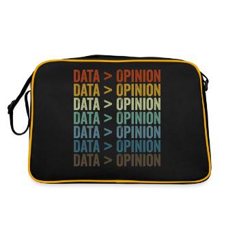 Statistiques sur les données > les opinions Scientifiques des données - Sac Retro - noir/or - Dos
