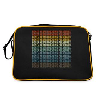 Döner Kebab Unknown Delights Persian Food Li - Retro Bag - black/gold - Back