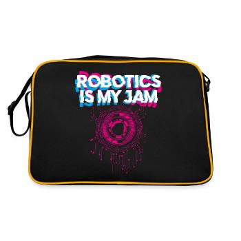 Robot Robotique Ingénieur Robotique Robotique - Sac Retro - noir/or - Dos