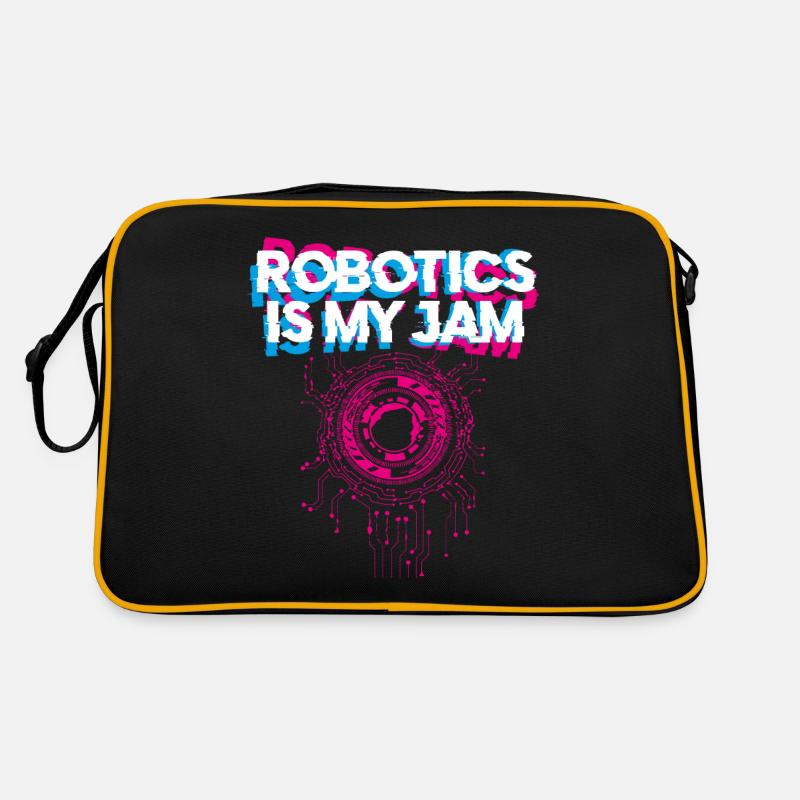 Robot Robotique Ingénieur Robotique Robotique Sac Retro
