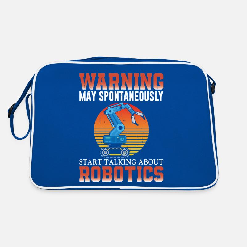 Robot Robotics Engineer Retro Retro Tasche