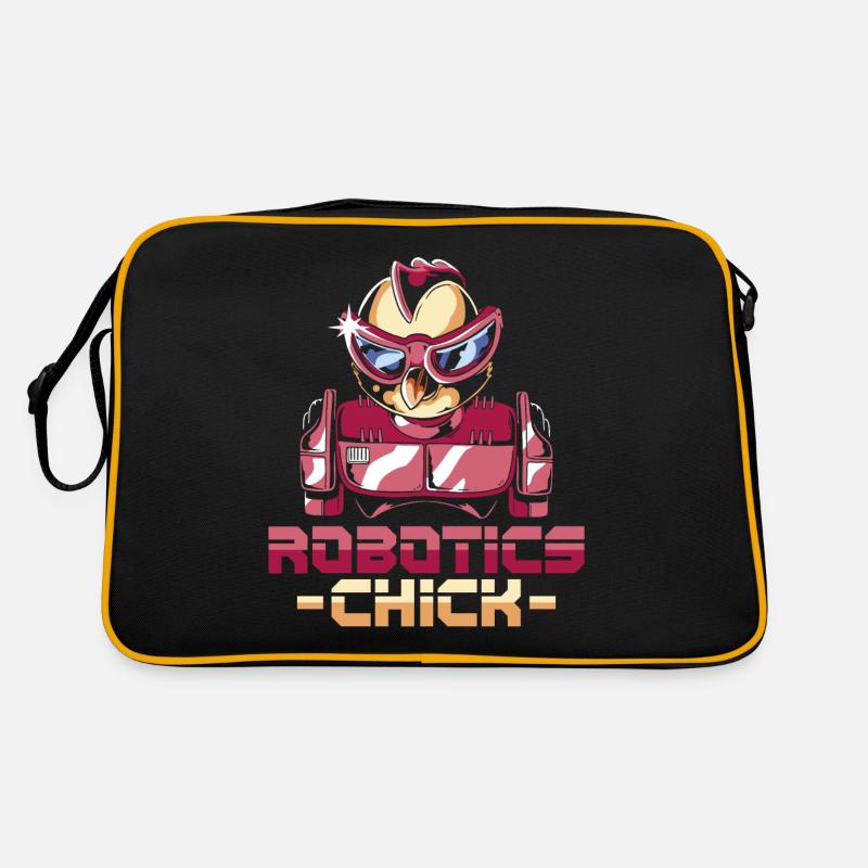 Robot Robotics Engineer Cool Retro Tasche