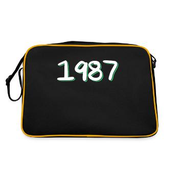 1987 Anniversaire - Sac Retro - noir/or - Dos