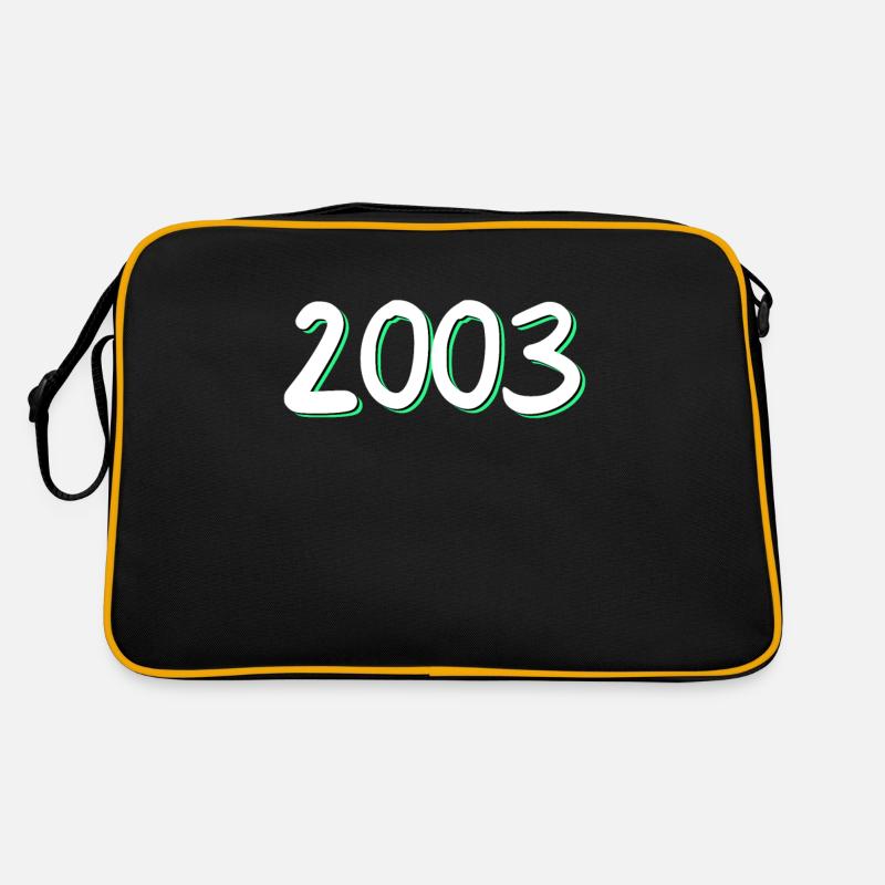 2003 Geburtstag Retro Tasche