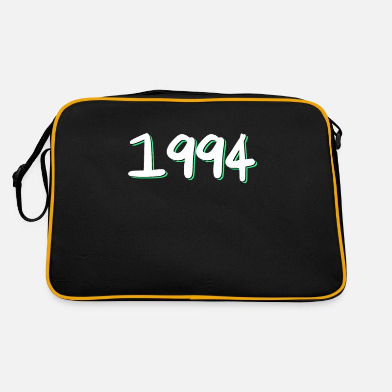 1994 Geburtstag - Retro Tasche - Schwarz/Gold