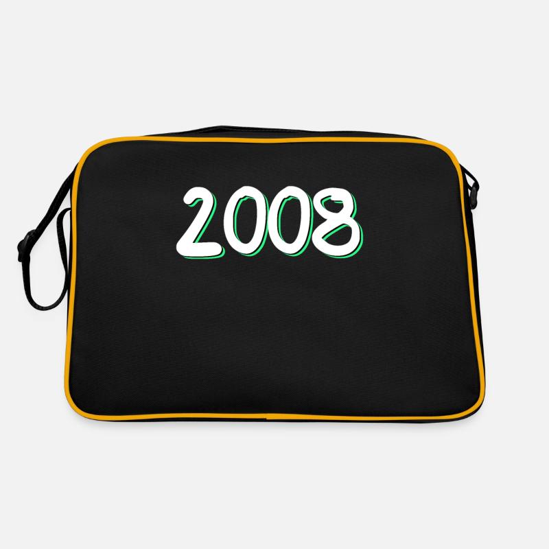 Anniversaire 2008 - Sac Retro - noir/or