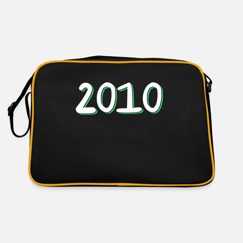 2010 Geburtstag Retro Tasche