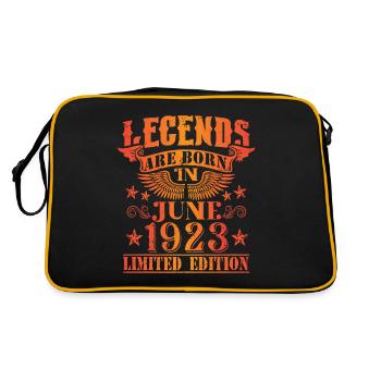 Birthday June 1923 Limited Edition Vintage - Retro Bag - black/gold - Back