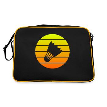Badminton - Sac Retro - noir/or - Dos