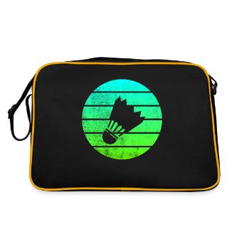 Badminton - Sac Retro - noir/or - Dos