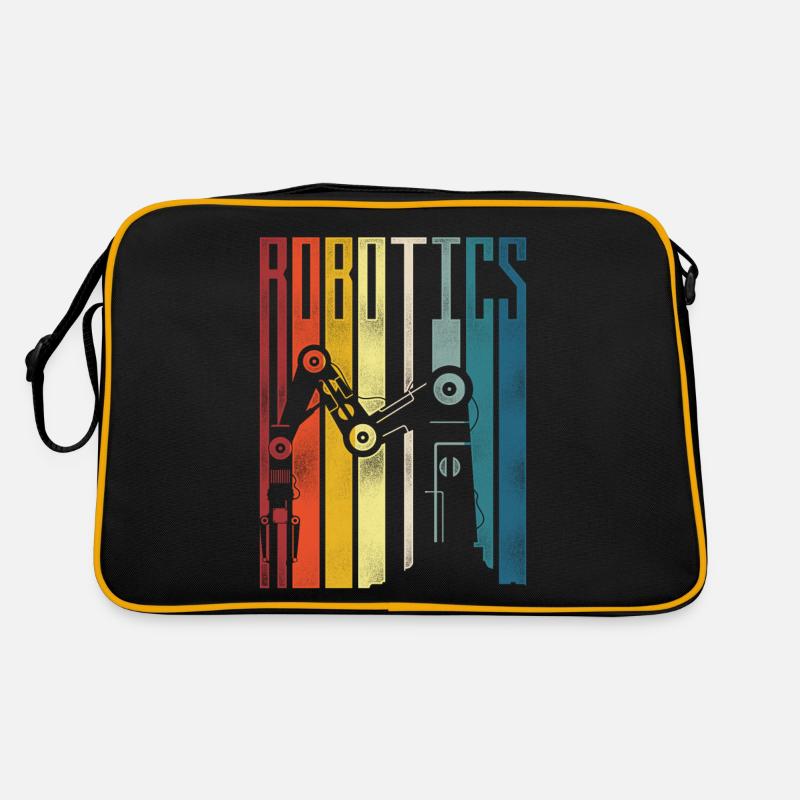Robot Robotics Engineer Retro Retro Tasche
