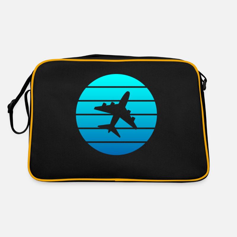 Flugzeug Retro Tasche