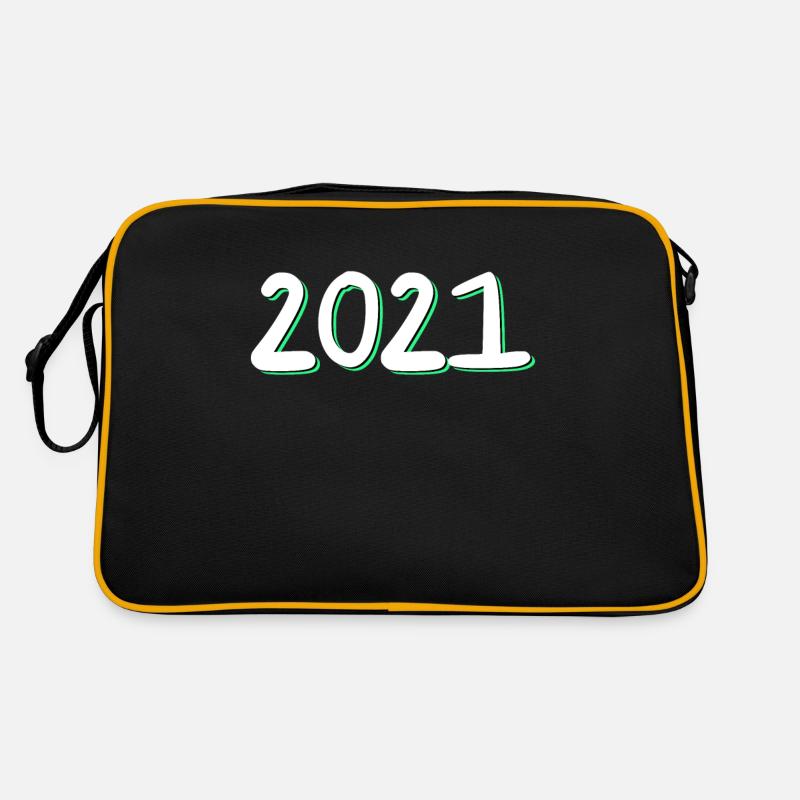 2021 Geburtstag Retro Tasche
