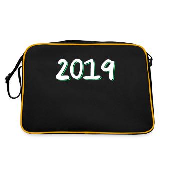 Anniversaire 2019 - Sac Retro - noir/or - Dos