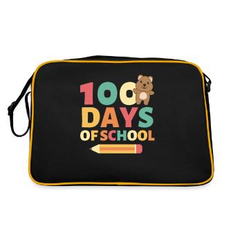 100 days of school Quokka 100 Days - Retro Bag - black/gold - Back