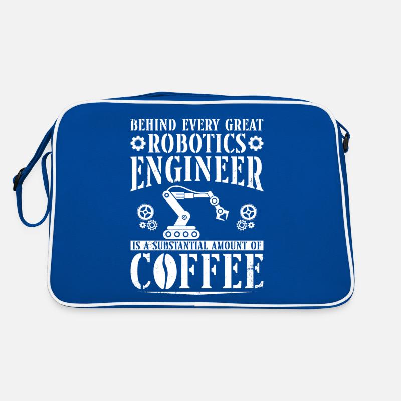 Robot Robotics Engineer Café Sac Retro