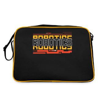 Robot Robotique Ingénieur Robotique Robotique - Sac Retro - noir/or - Dos