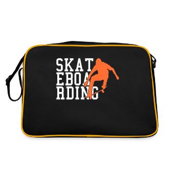 Skateboarding - Sac Retro - noir/or - Dos