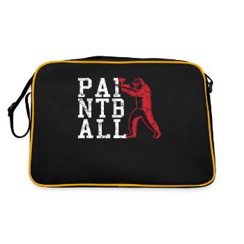 Paintball - Retro Bag - black/gold - Back