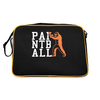 Paintball - Retro Bag - black/gold - Back