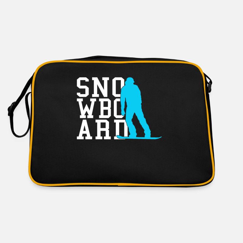 Snowboarding Retro Tasche